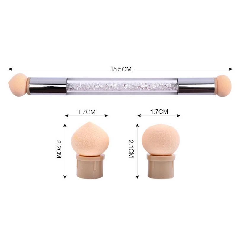 Nail Art Dotting Pen High Quality Nail Supplies For Professional Rhinestone Sponge Head Nail Pens Salon Acrylic UV GEl Painting 3