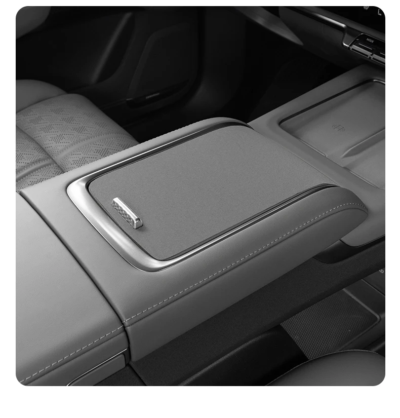 For ZEEKR 7X Suede stickers on the center console panel Scratch-resistant and di