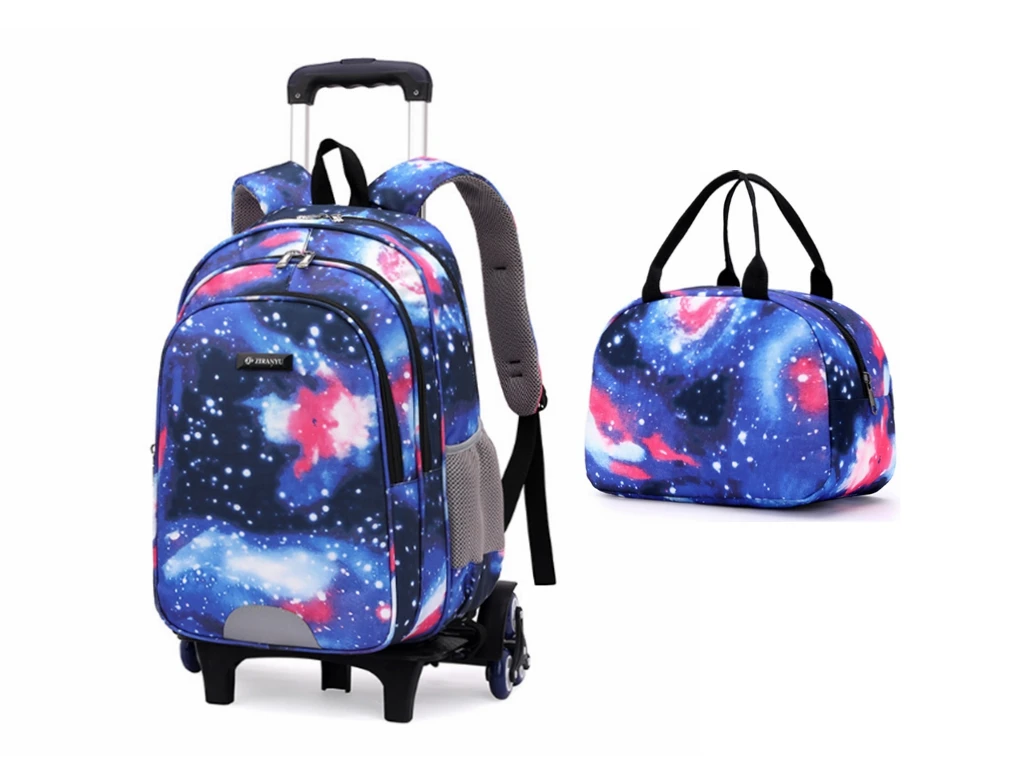 kids School Trolley Bags with wheels for boys School trolley