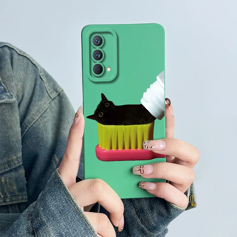 Soft Silicone Fashion Flower Printed Phone Case for Realme GT Master Edition