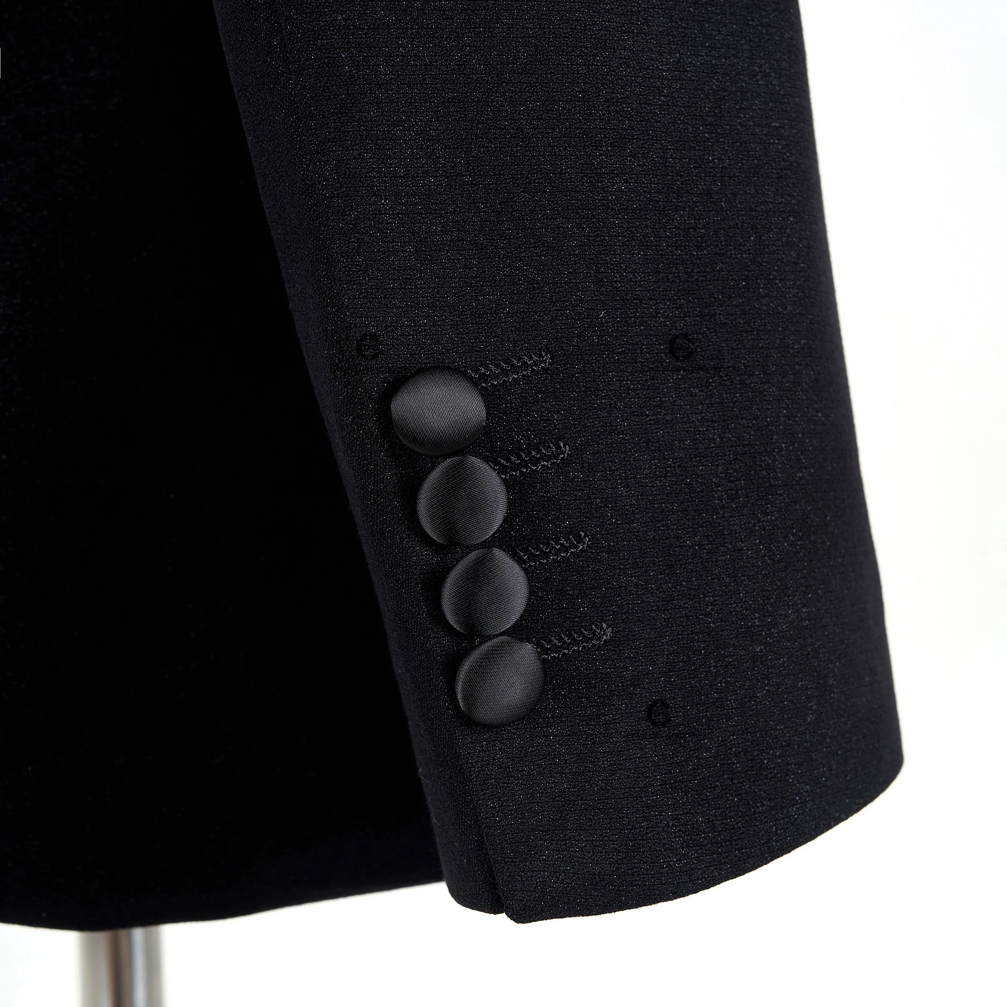 Cenne Des Graoom 2024 Elegant Men's Suits Double-Breasted Jewelry Ornament Handmade Tuxedo for Wedding Groom Party Jacket Pants 4