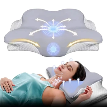 2026 Butterfly Memory Foam Neck Pillow – Slow Rebound Support 1
