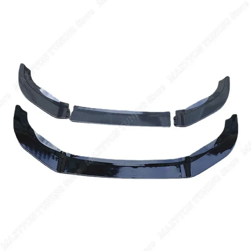 For Volkswagen Golf 6 MK6 R R20 3Pcs Car Front Bumper Lip Splitter Diffuser  Retrofit Body Kit Spoiler Guard 2009-2013 Tuning