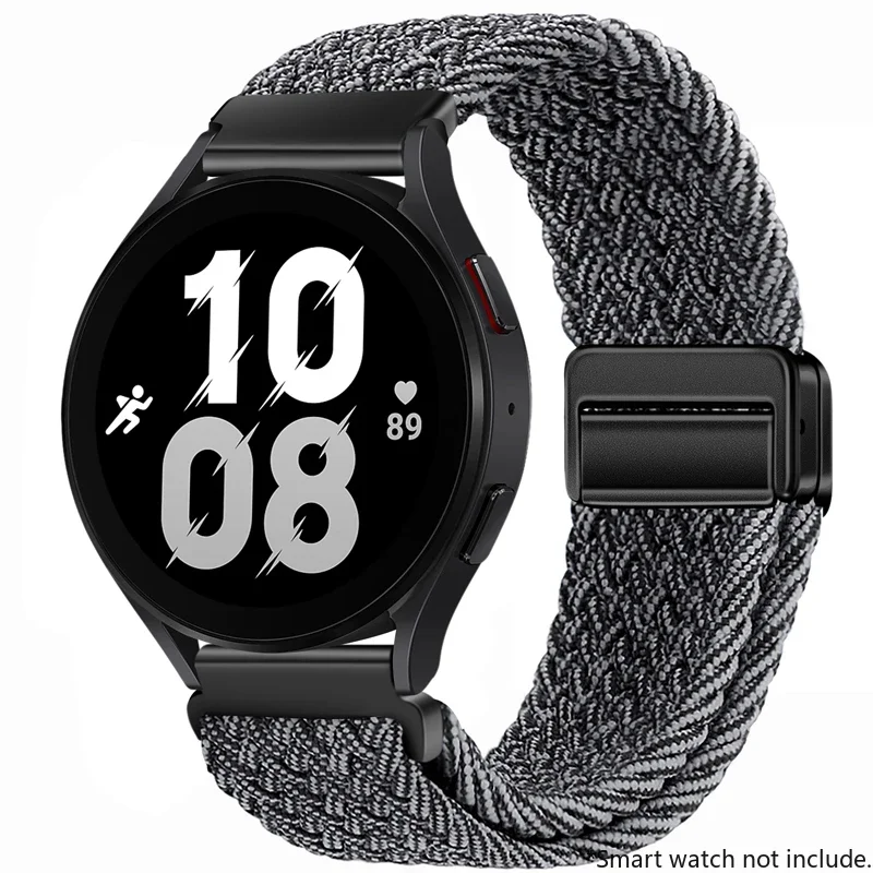 Adjustable Nylon Buckle Strap for Smartwatches - 22mm/20mm