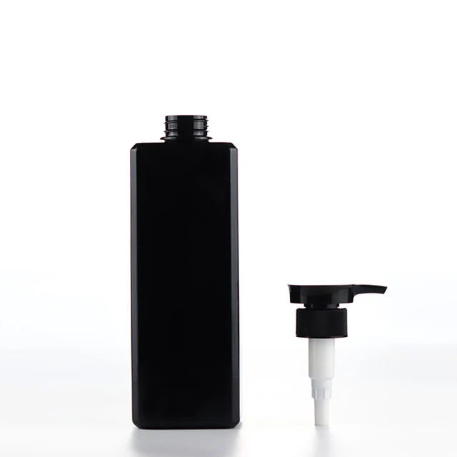 1/2/4pcs Bagno Doccia Dispenser di Sapone 500ml Bottiglia di Plastica Pompa Nero Contenitore di Liquido Vuoto per il Bagno di Casa forniture 2