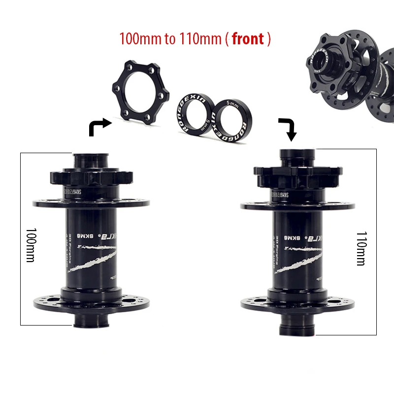 Description Picture 6 of itemBike Front Rear Bicycle Boost Hub Conversion Adapter Washers Spacers 100mm to 110mm / 142mm to 148mm