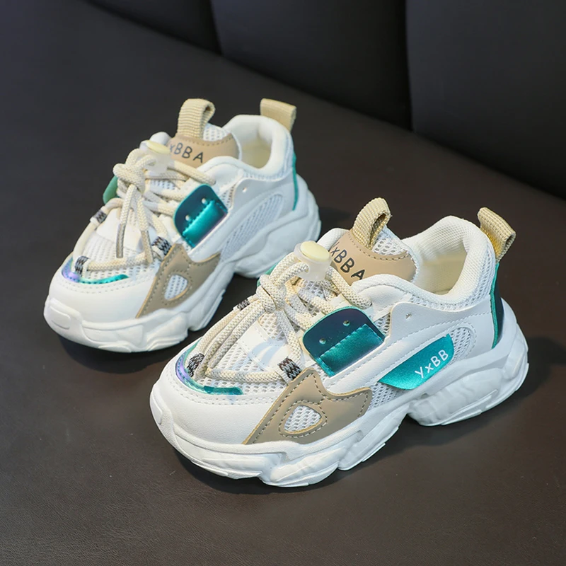 kids sneakers Size 21-36 Baby Toddler Shoes For Boys Girls Breathable Mesh Little Kids Casual Sneakers Non-slip Children Sport Shoes Tenis