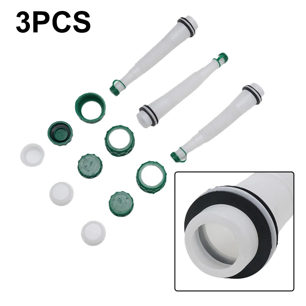 

ABS топливные контейнеры/банки, бензиновый резервуар, топливный носик, вентиляционная крышка, 19 см, 3 комплекта, лучший комплект крышек, Стандартная прокладка