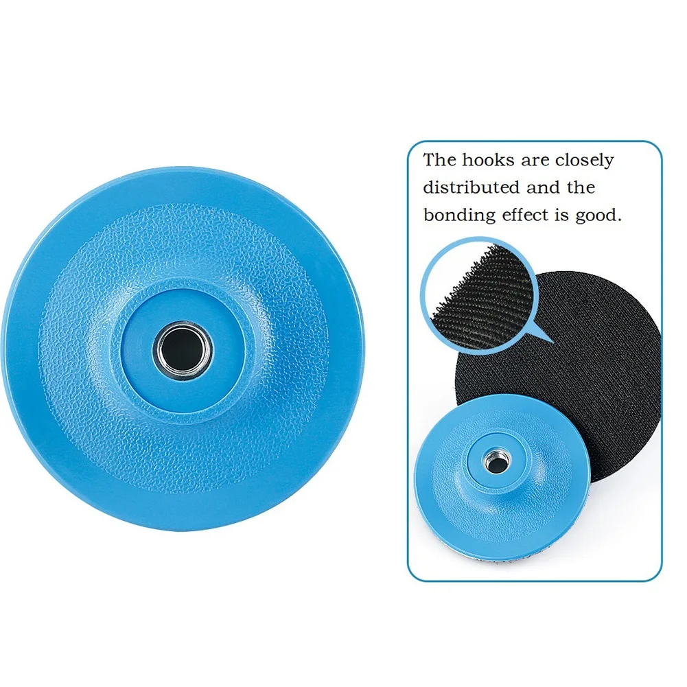

Полировальный круг, шлифовальный диск, автомобильный диск для полировальных машин, шлифовальный круг с крючком и петлей, полировальные детали, 1 шт., синий + черный