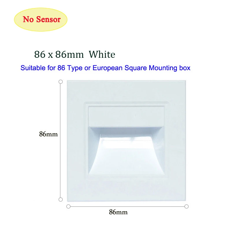 No Sensor - White