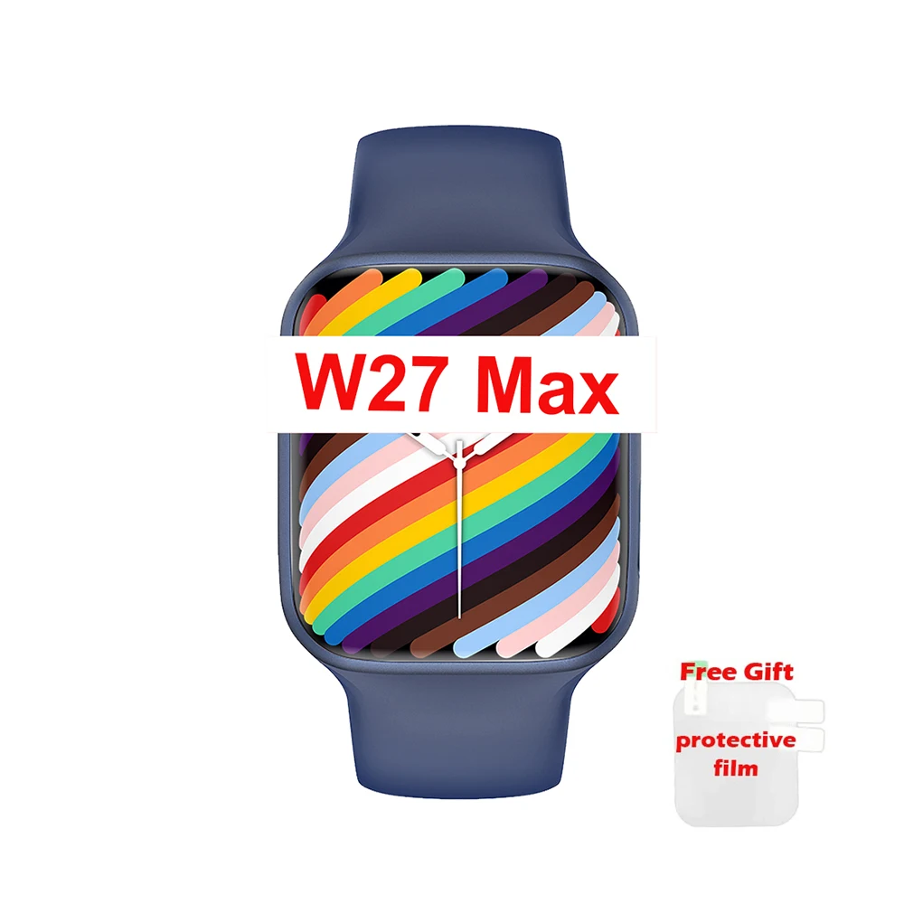 New IWO W27 PRO Smart Watch Men NFC Siri BT Call Wireless Charging Sleep Monitor Message Women Smartwatch Pk W37 PRO DT100 PRO+ 