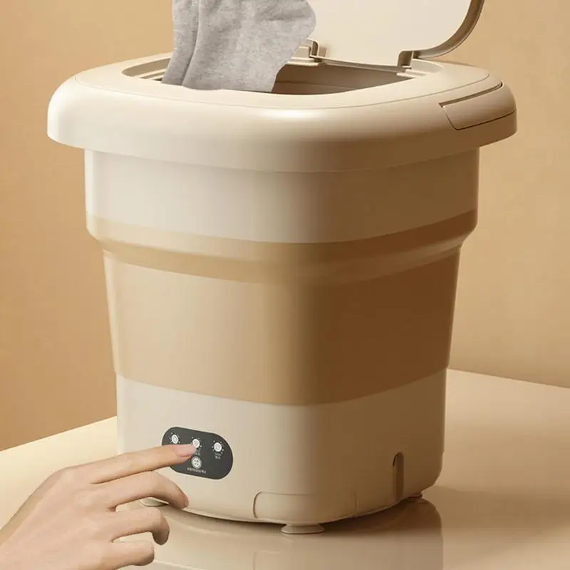Mini Washing Machine 9L Mini Clothes Washing Machine Portable Personal Clothes Washer With Dehydration Function Ultrasonic