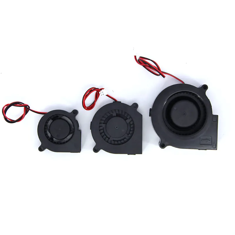 Cooling fan 4010 5015mm 5020 6015 7530 With 2Pin XPH2.54 Wire DC 5V 12V 24V Multiple options for 3D Printer