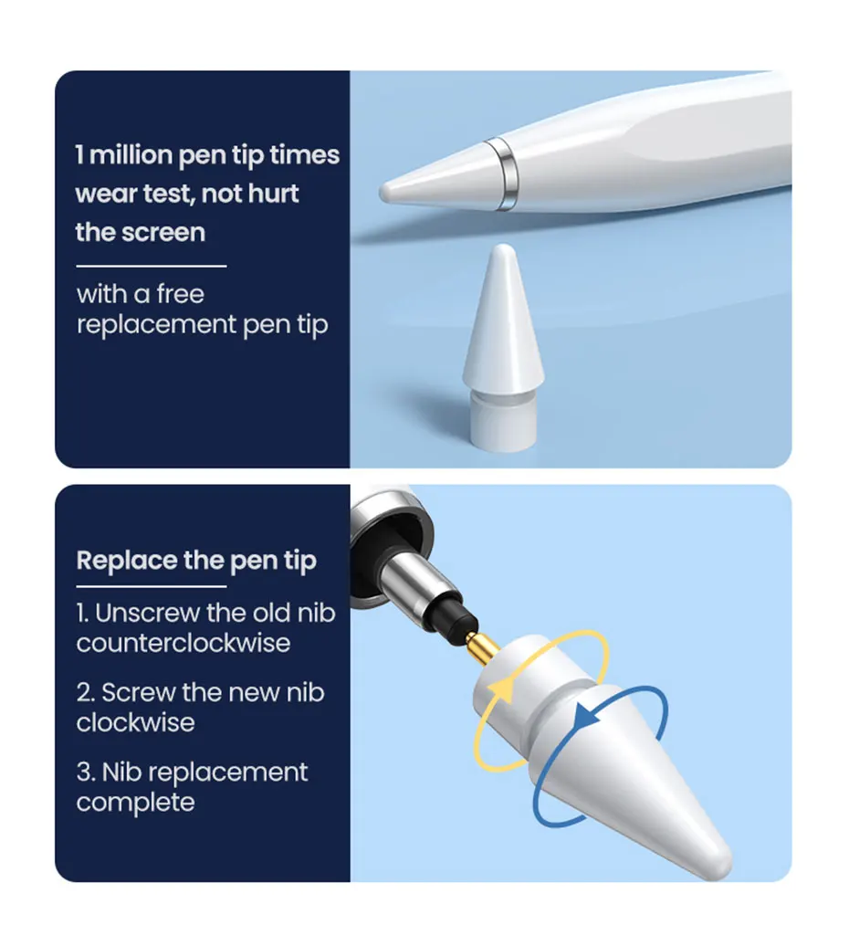 sem fio, Bluetooth Palm Rejeição, Tilt Pen