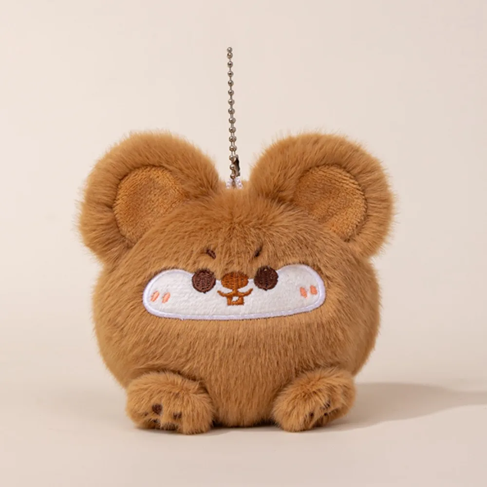 Animal Butter Bear Animal Keychain Panda Raccoon Animal Pendant 12cm Cute Puppy Keyring Bag Pendant