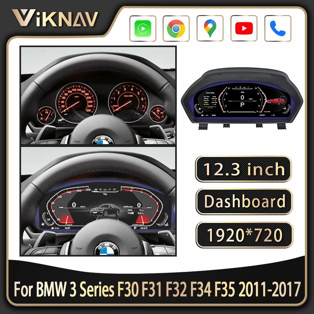 

2023 Latest Dashboard For BMW 3 Series F30 F31 F32 F34 F35 2011-2017 Original Car Digital Cluster Instrument LCD Speed Meter