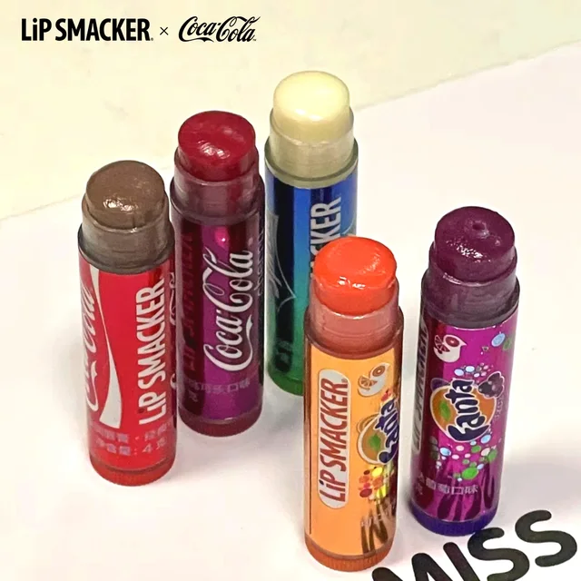 56102-282936.jpg LiP Smacker X CoCa Cola 5pcs Lip Gloss Set Long-Lasting Moisturizing Colorful Lip Balm for Autumn Winter Perfect Christmas Gift