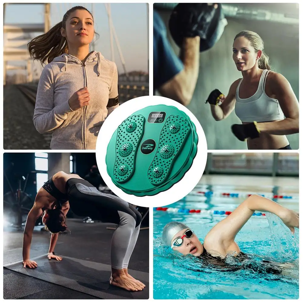 Description Picture 2 of itemWaist Twisting Disc Fitness Balance Board Body Building Fitness Twister swing board Wriggling Plate Twister Exercise Equipment