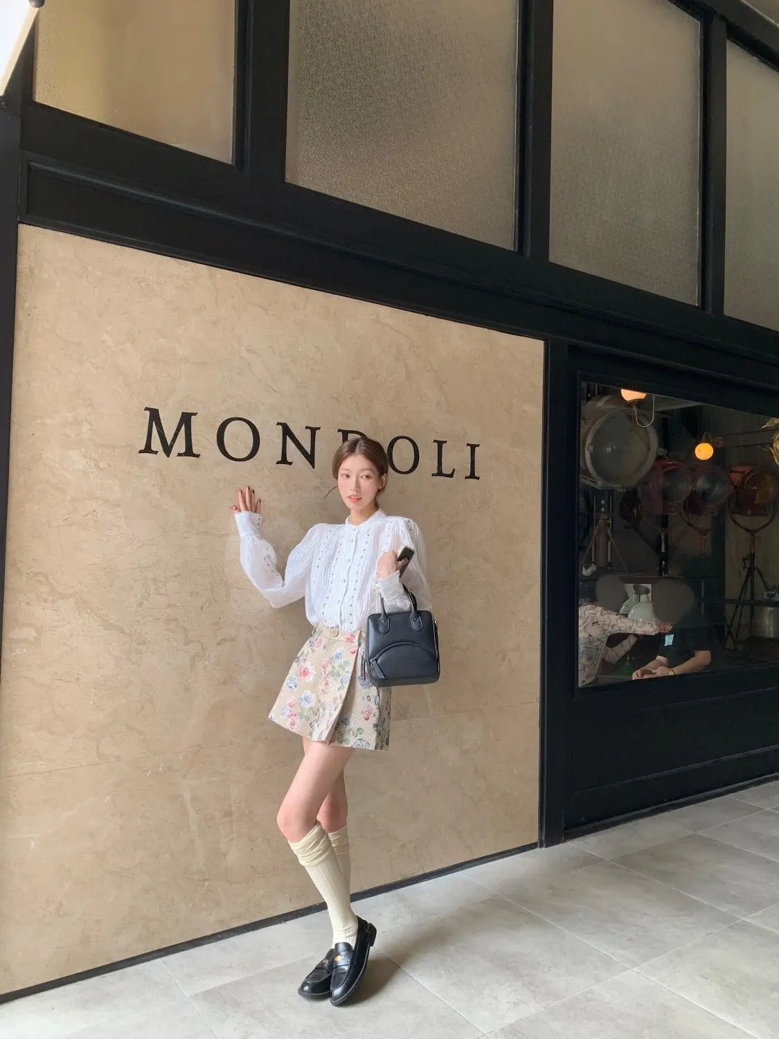 Korea Shorts Skirts Women Graceful Series Floral Creased Shorts For Loose Fit Versatile Summer New