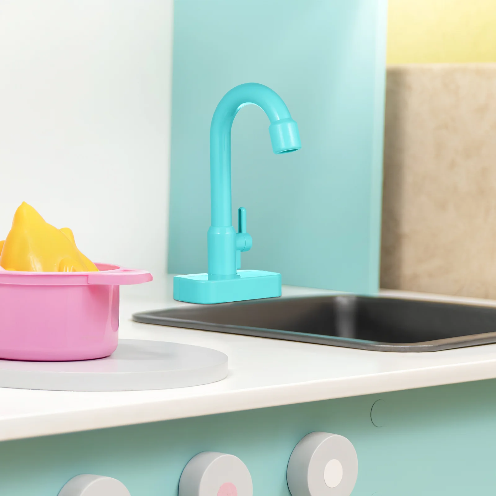 Kitchen Sink Toy Play Kitchen Faucet Replacement Toy Sink Faucet Play Kitchen Accessories Kids Toddlers Boys Girls 2