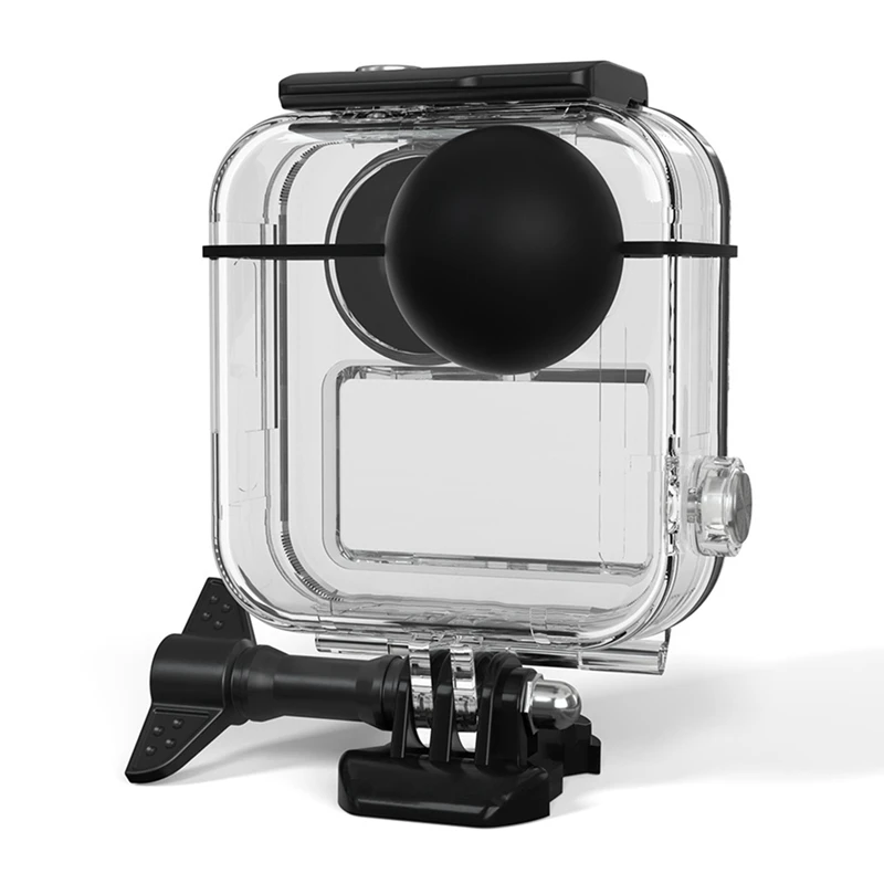 A99E-caixa de câmera à prova dwaterproof água para gopro max panorâmica esportes câmera moldura subaquática caso protetor acessórios mergulho