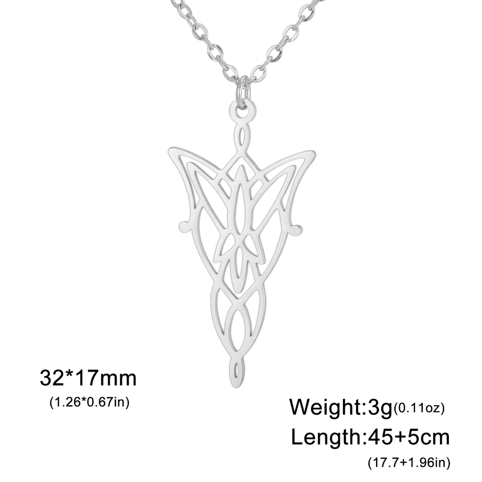 Magnifique Chaîne Et Pendentif D'Argent Avec Une en Forme en Verre Vert