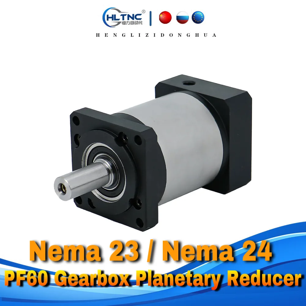 Планетарный редуктор Nema 23 24 6 35 8 11 14 мм коэффициент входного вала 3 ~ 100:1 для 200 Вт 400