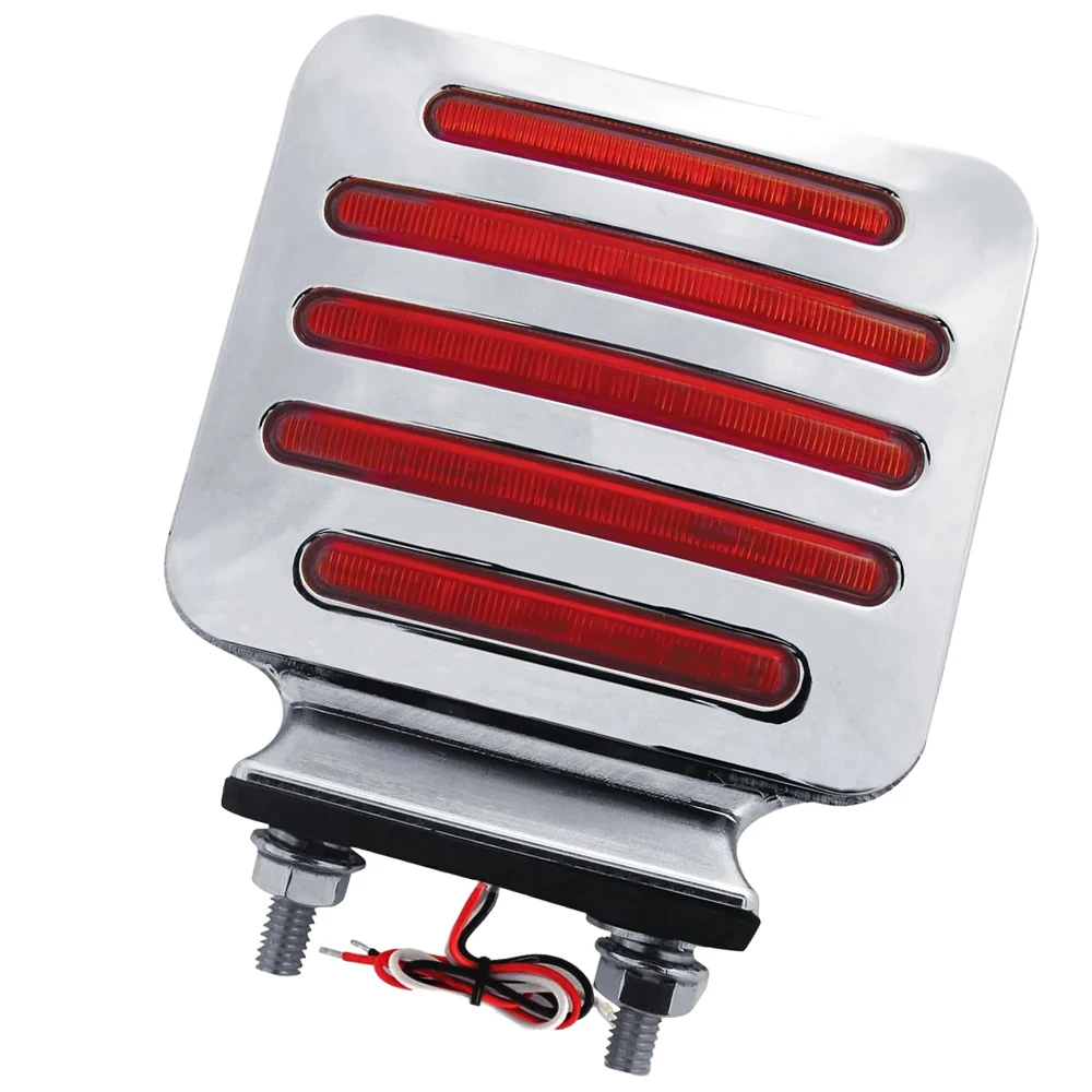 

Двухсторонние Квадратные Светодиодные поворотники, 2 шт., подходят для 12-24 В автомобиля, Abs, крепление крыла, задний поворотник, светодиодная подсветка, сигнал поворота