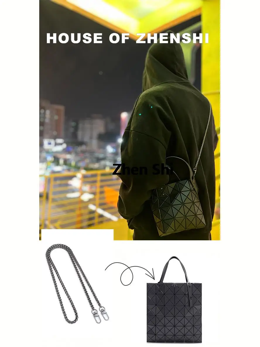 

Luxury Mini bag chain shoulder belt lantern chain crossbody underarm metal bag belt modification accessories