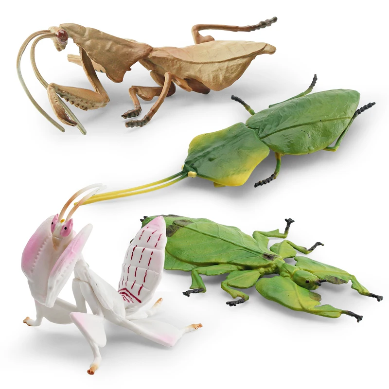 Simulated Insect Wild Animals Figurine Mantis Spider Dragonfly Plastics Animal Model Action Figure Children Educational Toys