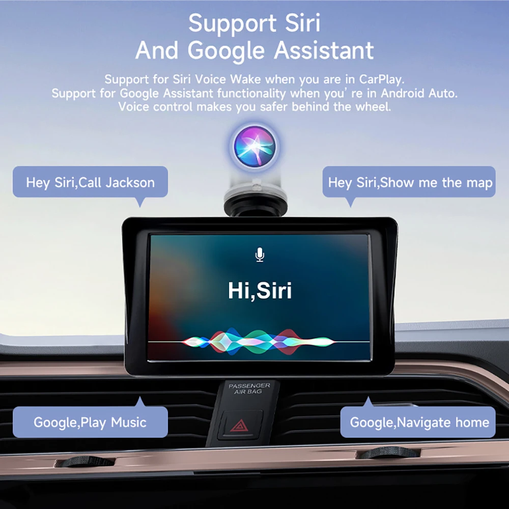 S174b2fc13fd347af9da578f9ef2daeae8 Portable Car Radio Multimedia Video Player 7 Inch Wireless Carplay Android Touch Screen Universal Car Intelligent Systems