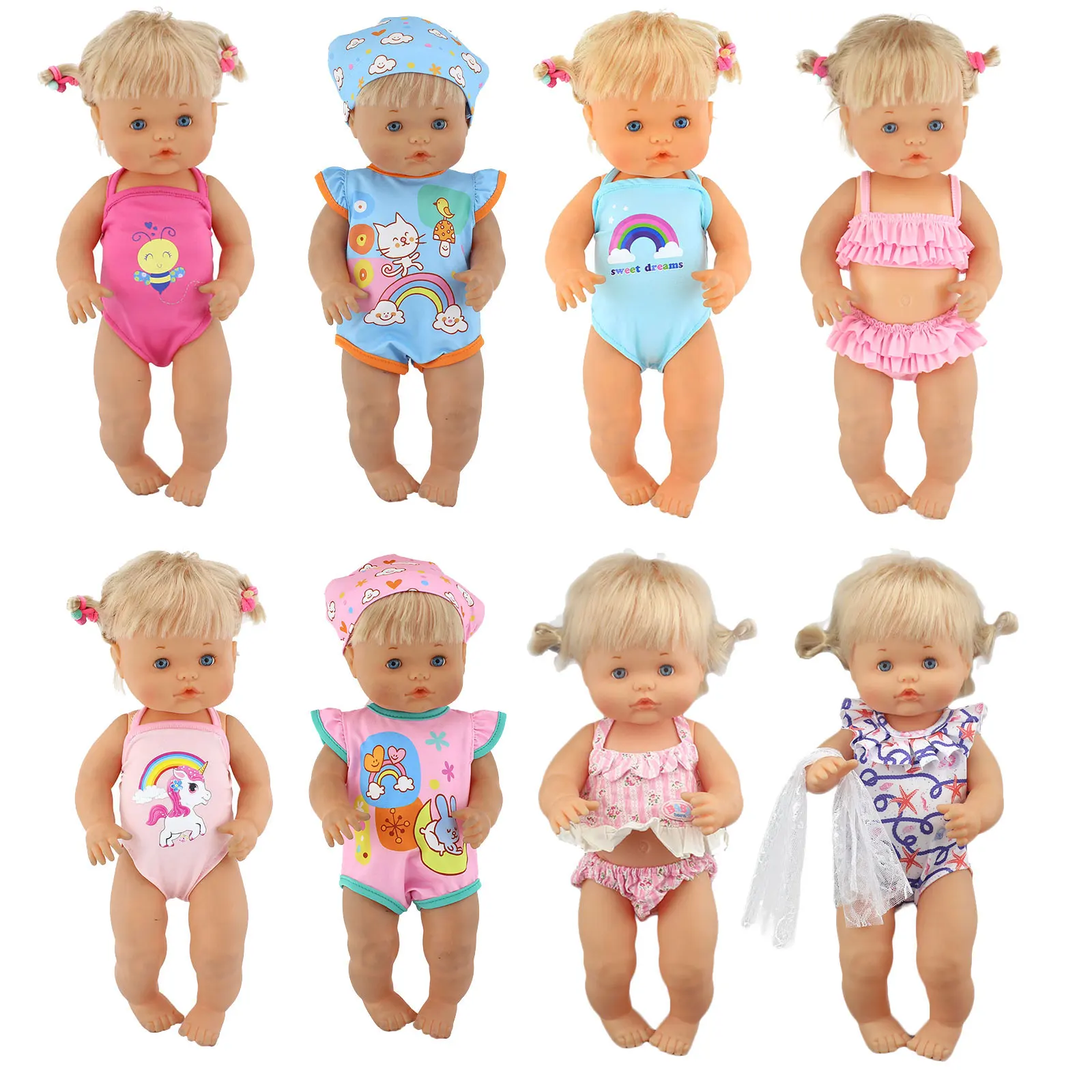 Lovely Bikini For 42 cm Nenuco Doll 17 Inches Baby Doll Clothes barbie doll clothes doll clothes
