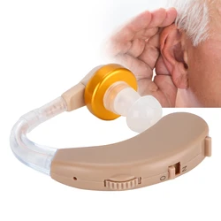 F-138 Ear Hearing Aid Mini Digital Wireless Sound Amplifier Deaf Aid Device Adjustable Tone Personal Ear Care Tools High Quality