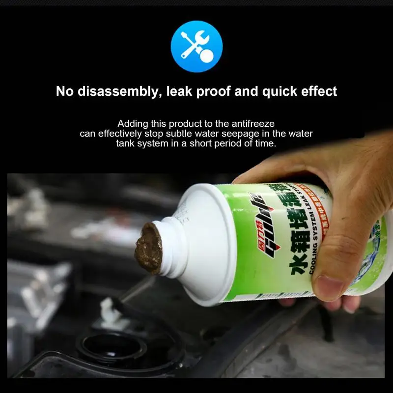 

High Temperature Car Sealant 354ml Car Radiator Leak Repair Liquid Waterproof Welding Leak Repair Seal On Hoses And Radiators
