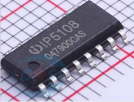

(10pcs) IP5108/IP5108E SOP-8 2A/1A charging, 2A discharge high integration mobile power SoC