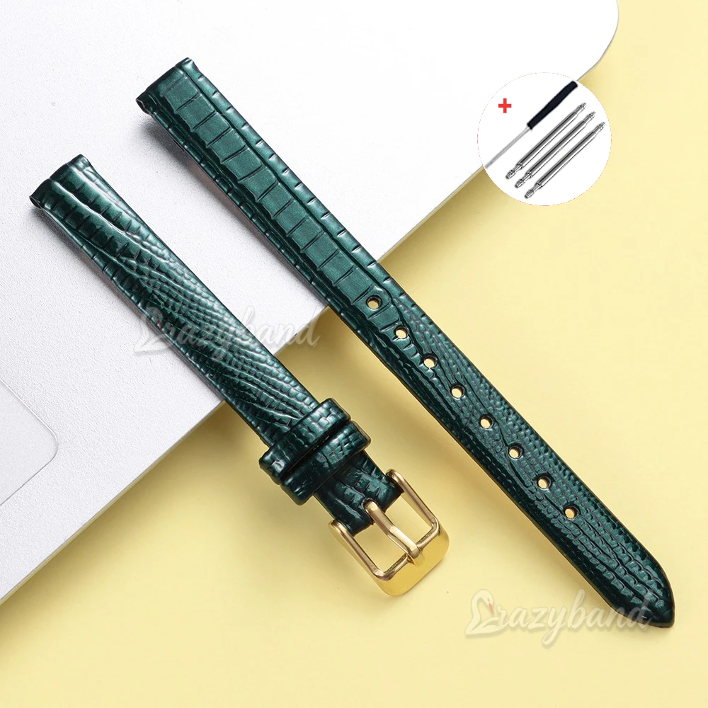 Premium Brown Slim Leather Watch Band – Soft, High-Quality Universal Wristband