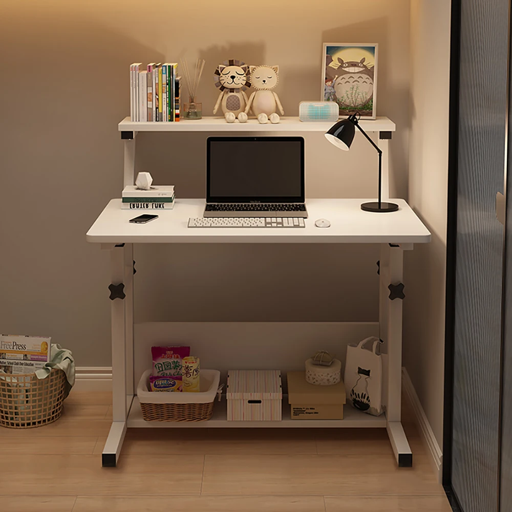 مكتب كمبيوتر كبير قابل للرفع بجانب السرير من AnneF...