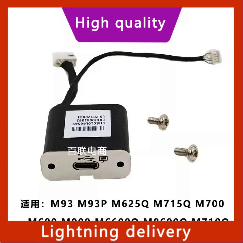 00 Xj062. Per Lenovo Thinkcentre M700 M900 M625Q M710Q M715Q Type-C Port Expansion 4K Hd Video .. Li:Sc10L46549. Consegna Veloce