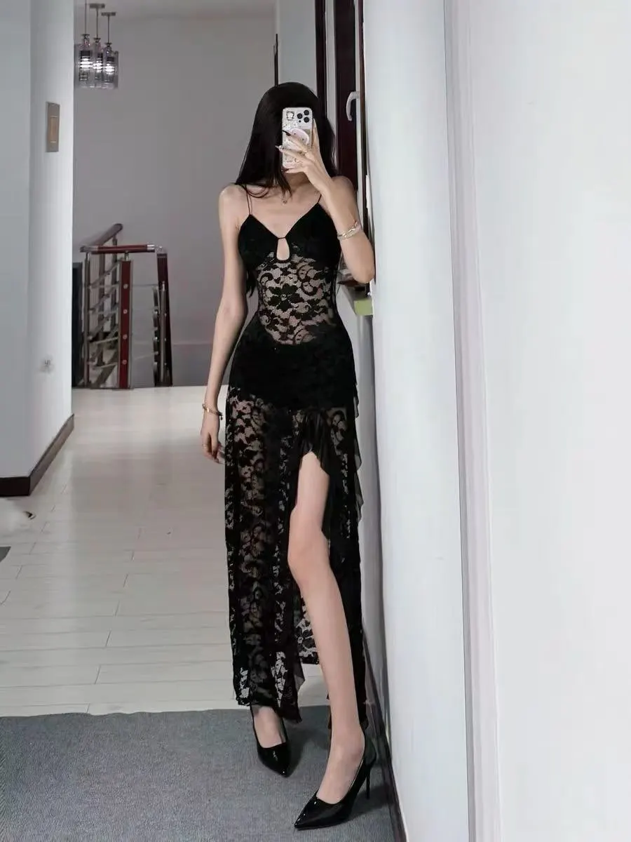 Hollowed Transparent Dress - Gothic Aesthetic photo review