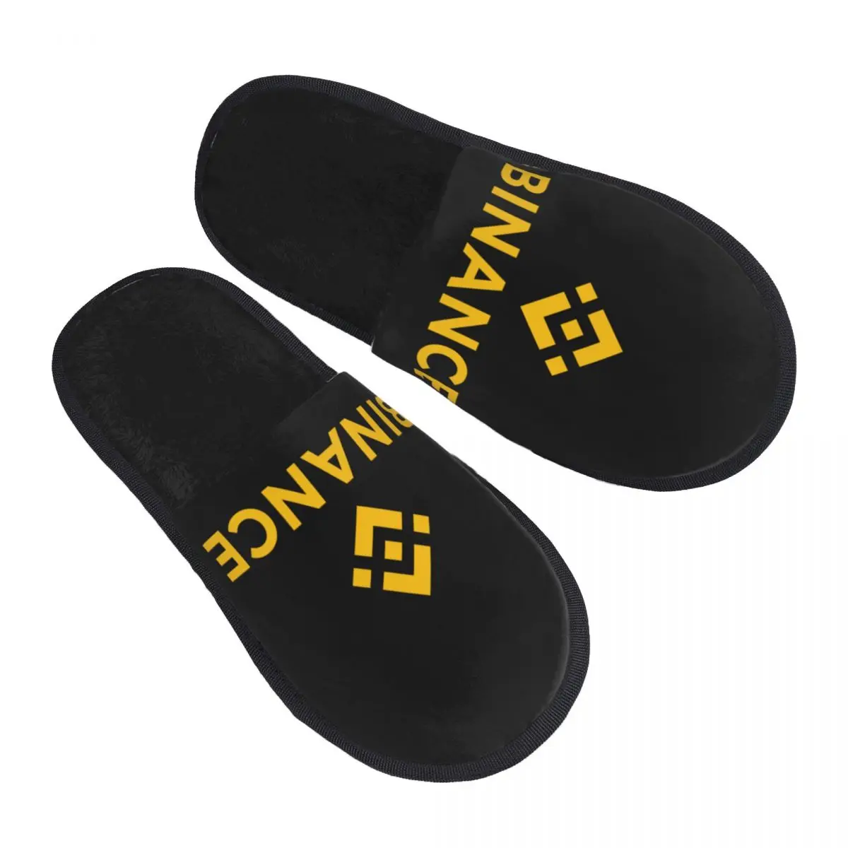 

Custom Binance Soft Memory Foam House Slippers Women Crypto Currency Blockchain Comfy Warm Anti-skid Sole Slipper