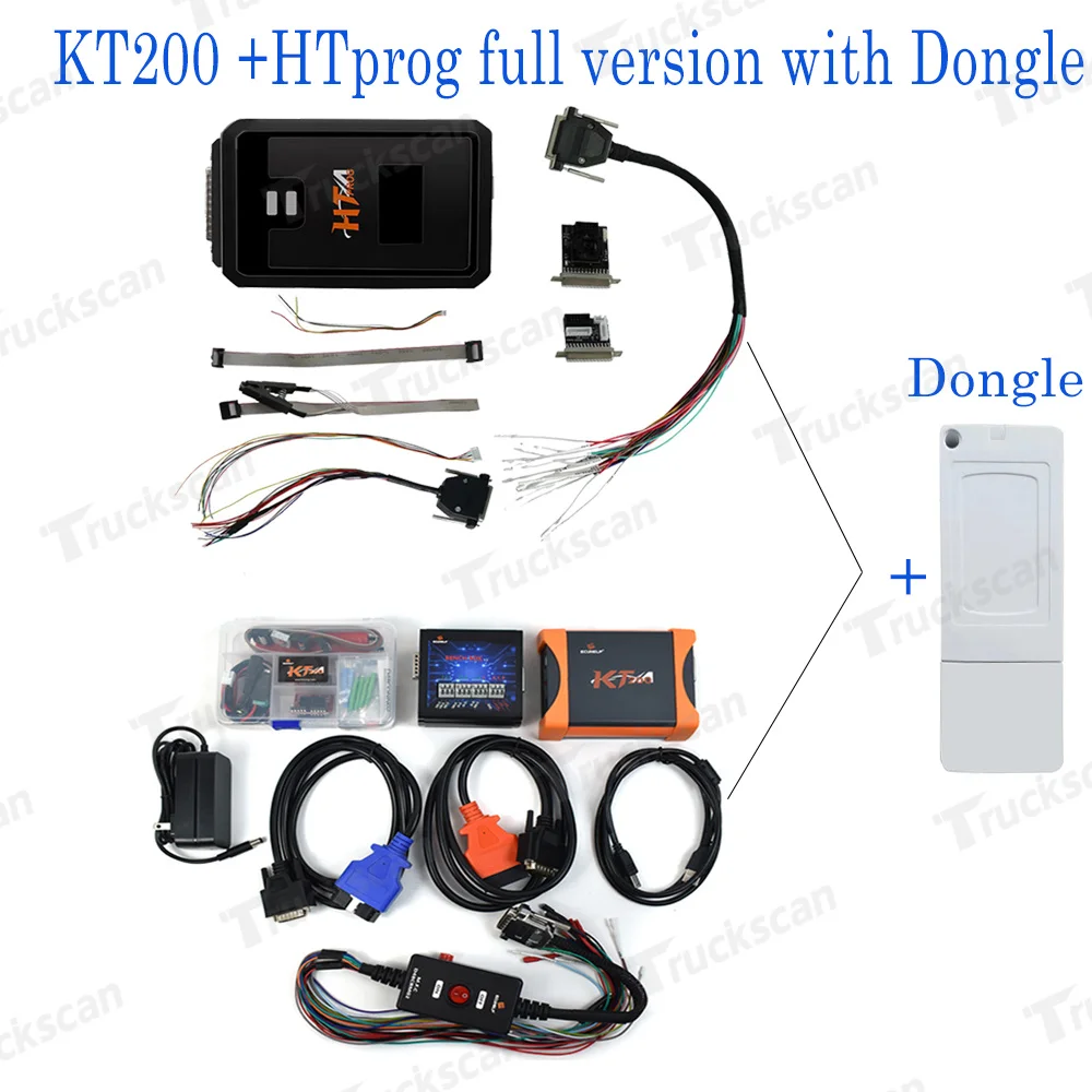 

2023 KT200 HTprog Full Version Clone Adapter Work for KT200 Support Multiple ECU model Cloning write ECU Chip Tuning