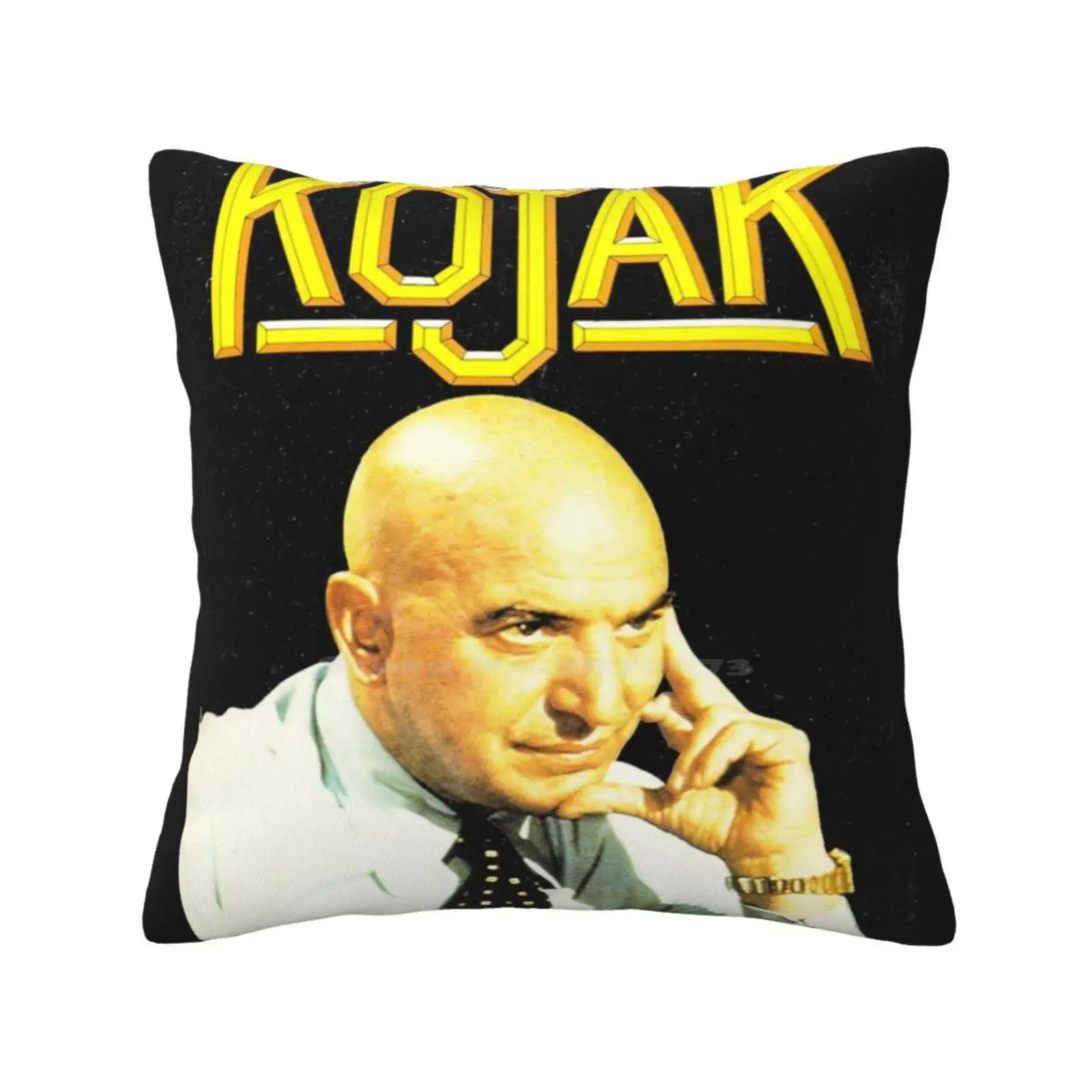 Kojak-Vintage Retro Tv Detective Cop Show 70S Fodera Per Cuscino Hug Federa Kojak Tely Savalas Vintage Tv Retro Tv 1970S Cop