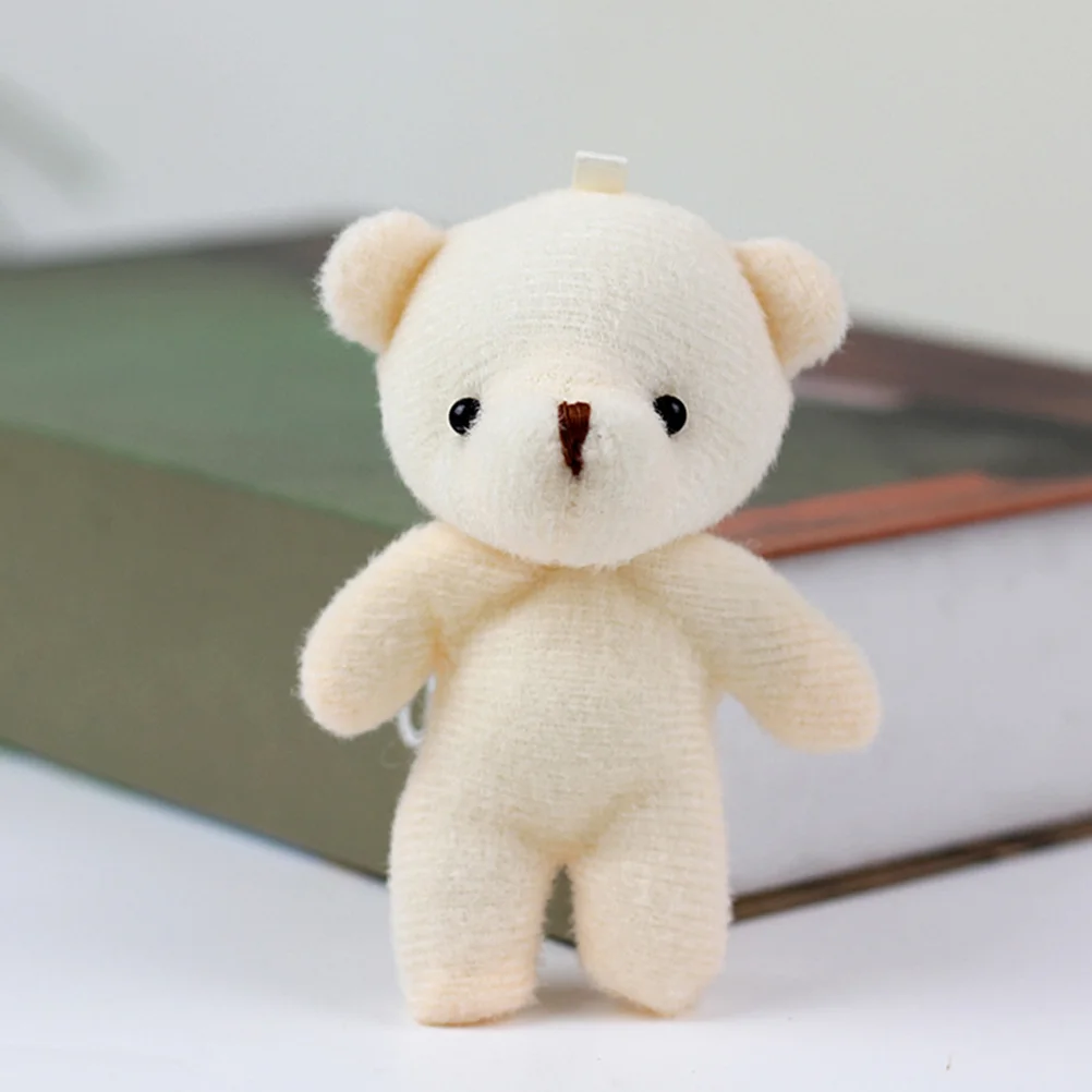 

Little Bear Toys Stuffed Tiny Bear Soft Tiny Bear DIY Mini Bear Decorations Cute Mini Bears Naked Bear Dolls Pendant Dolls