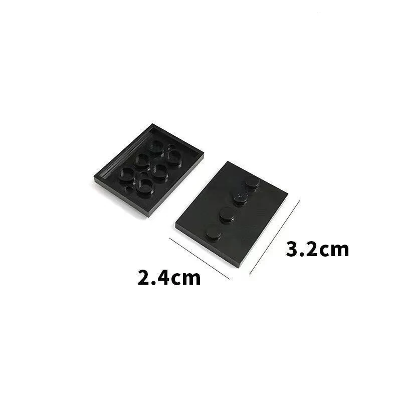 Popular Mini-Figure Accessories - Universal Base Plate for Display and Building Blocks