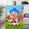Nap Blanket P-Plim P-Plims Lovely Warm Knee Bed Fleece Camping Custom Sofa Winter Kids Fluffy Soft Blankets Microfiber Bedding 3