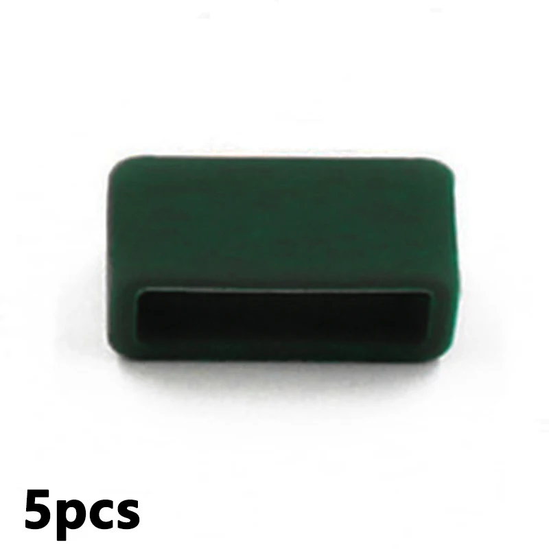 FYACCD Siliconen horlogebandjes, 6 stuks armbandlus, reservehorlogebandje, lushouder, 18, 20, 22 mm