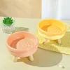 Macaron Color Cat Bowls - 4-Legged Elevated Pet Dishes, Cat Food Plates, Pet Feeding Supplies 4