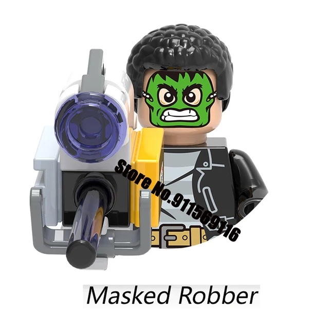 DISNEY Mysterio Doctor Octopus Spiderman Green Goblin Building Blocks Doctor Strange Sandman Lizard Action Figure Kid Toy Bricks M-X679