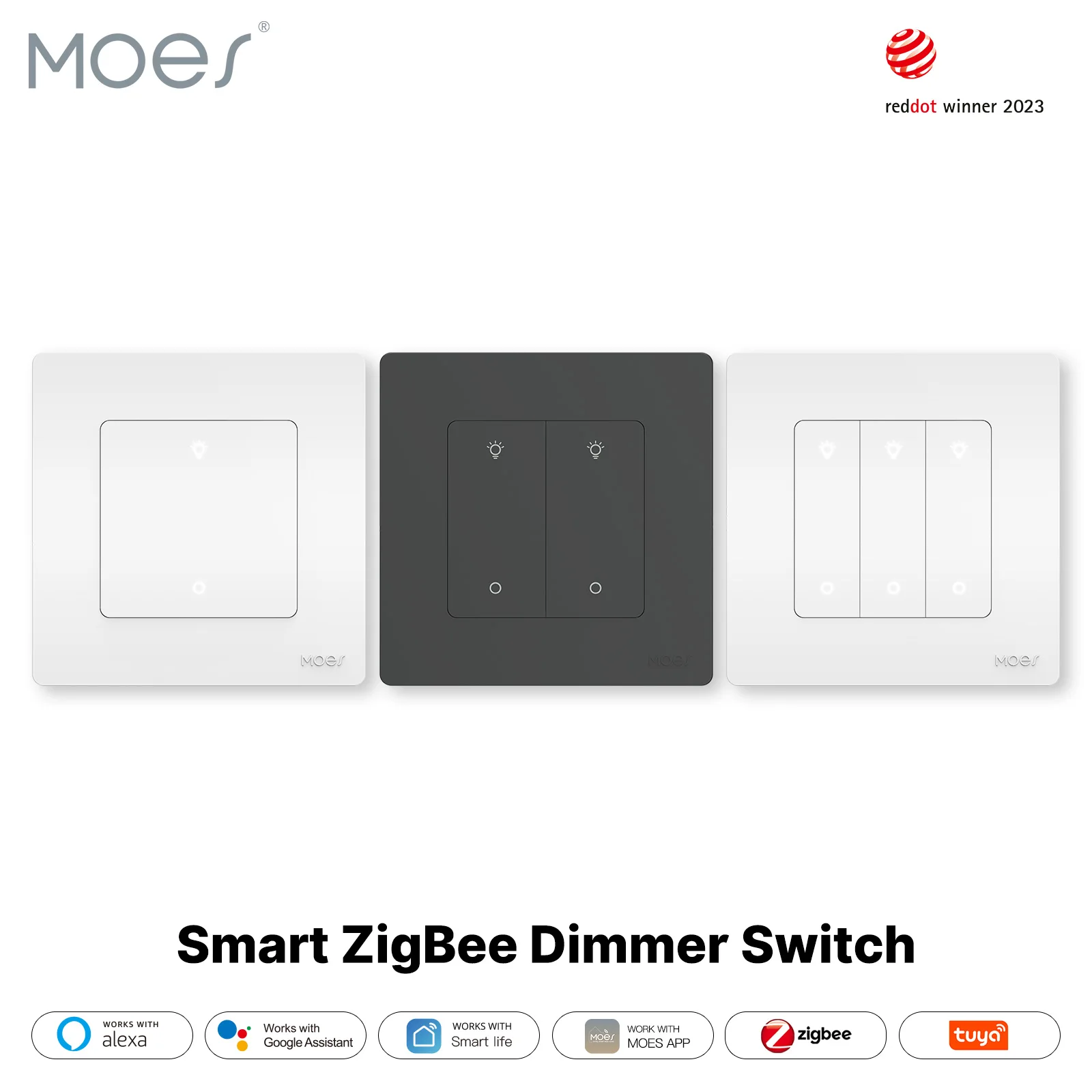 Умный регулятор света MOES Star Ring Series ZigBee