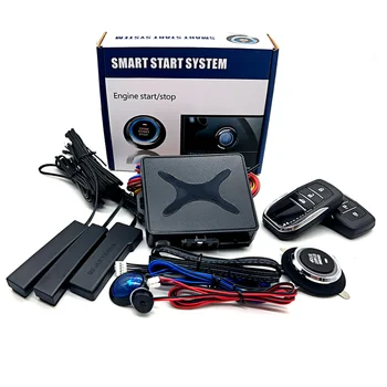 Kirbin Car start stop button Keyless entry Universal car centralization anti-theft Engine lock alarm system auto remote starter 1
